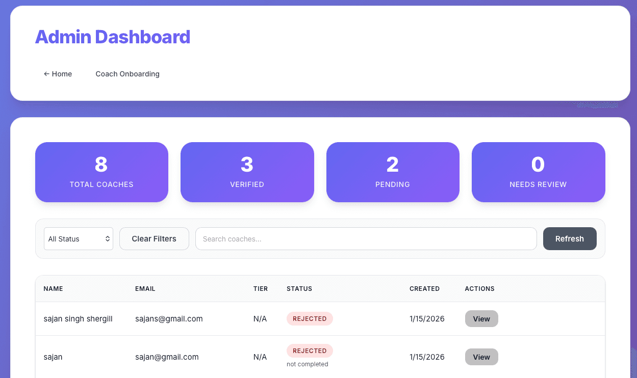 AI Coach Verification and Sales Assistant screenshot 3