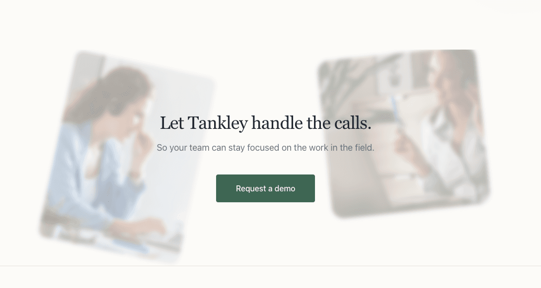 Tankley - 24/7 AI Voice Assistant for Septic Services screenshot 2